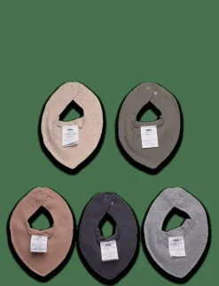 Bandana Bib - solid (5-pack) - Babyskötsel