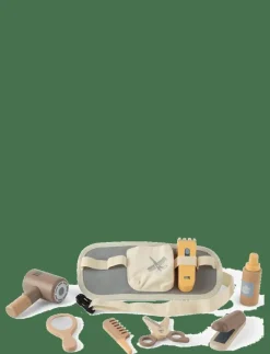 BARBER PLAY SET WOOD IN GIFTBOX 8 PCS - Låtsassmink & Accessoar