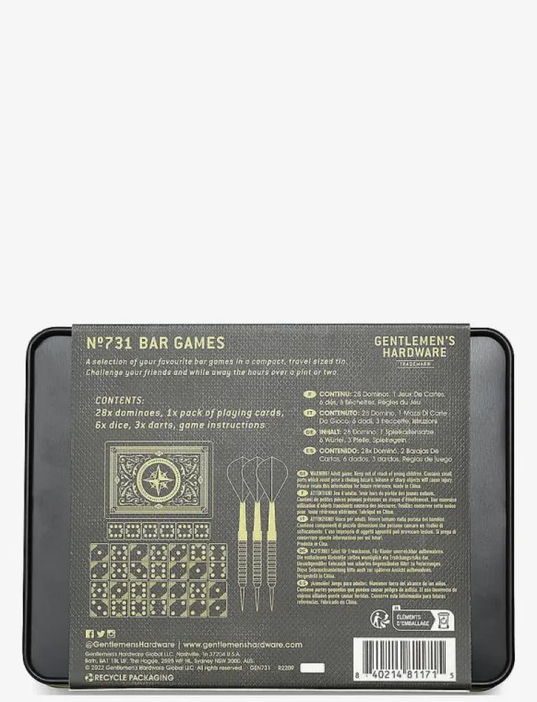 Barspel i plåtask - Spel & pussel