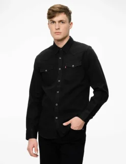 BARSTOW WESTERN STANDARD MARBL - Jeansskjortor