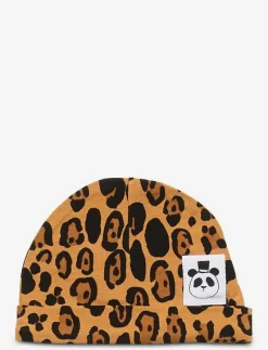 Basic leopard baby beanie - Babymössor