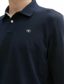 basic polo with contrast - Långärmade pikéer