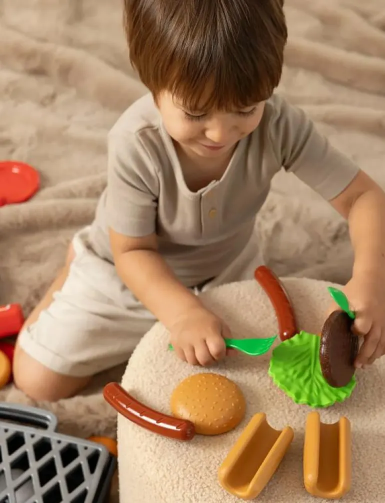 BBQ PLAYFOOD-56 PCS CTN. - Leksaksmat & Leksakstårtor