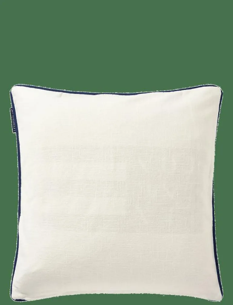 Beach Life Organic Cotton Canvas Pillow Cover - Kuddfodral