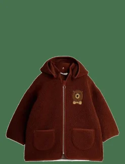 Bear emb pile jacket - Jackor