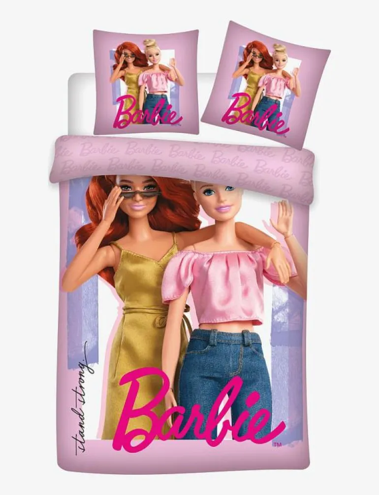 Bed linen Barbie 054 - 140x200, 60x63 cm - Påslakanset