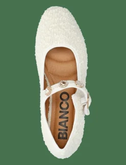 BIALILJA Trimmed Mary Jane Textile - Ballerinas