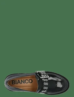 BIAPEARL Buckle Loafer Faux Leather - Loafers med klack