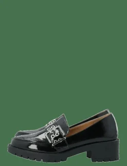 BIAPEARL Buckle Loafer Faux Leather - Loafers med klack