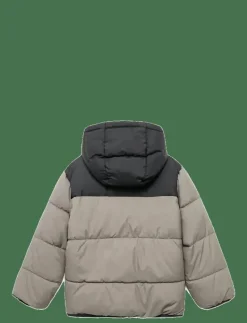 Bicolour quilted anorak - Dunjackor & fodrade jackor