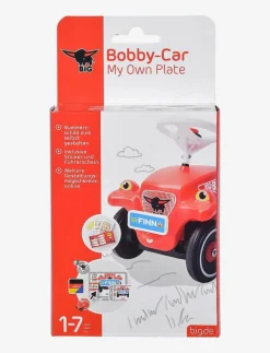 BIG Bobby Car Accessories Number Plate - Leksaksfordon & Bil