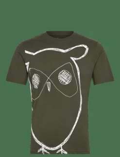 Big owl print tee - GOTS/Vegan - Kortärmad t-shirt