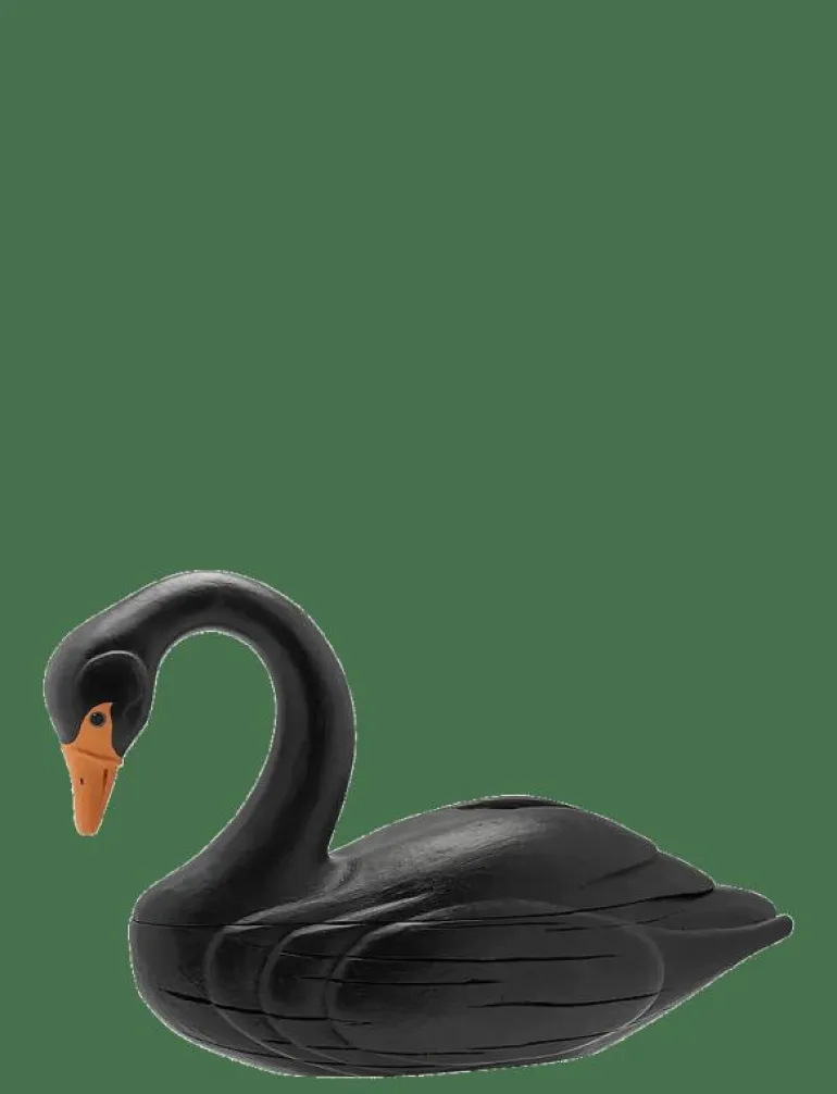 Black Swan Trinket Box - Träfigurer