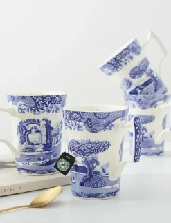 Blue Italian Mug 4-pack - Kaffekoppar