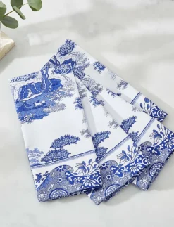 Blue Italian Napkins - Set of 4 - Tygservetter