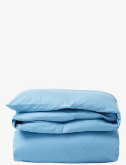 Blue Sky Washed Cotton Sateen Bed Set - Påslakanset