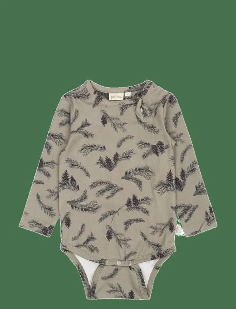 Body L/S Printed - Långärmad body