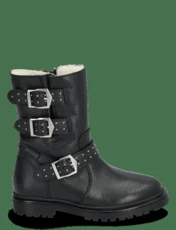 Boots - flat - with zipper - Stövlar & Kängor