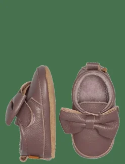 Bow leather slippers - Inneskor