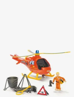Brandman Sam Helikopter Wallaby med Figur - Flygplan