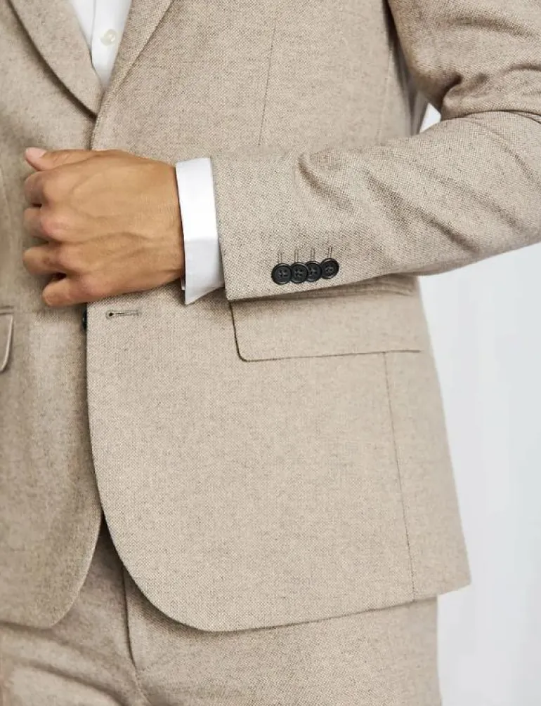 BS Chiavari Classic Fit Blazer - Enkelknäppta kavajer