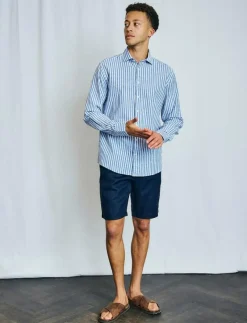 BS Peppon Regular Fit Shorts - Linneshorts