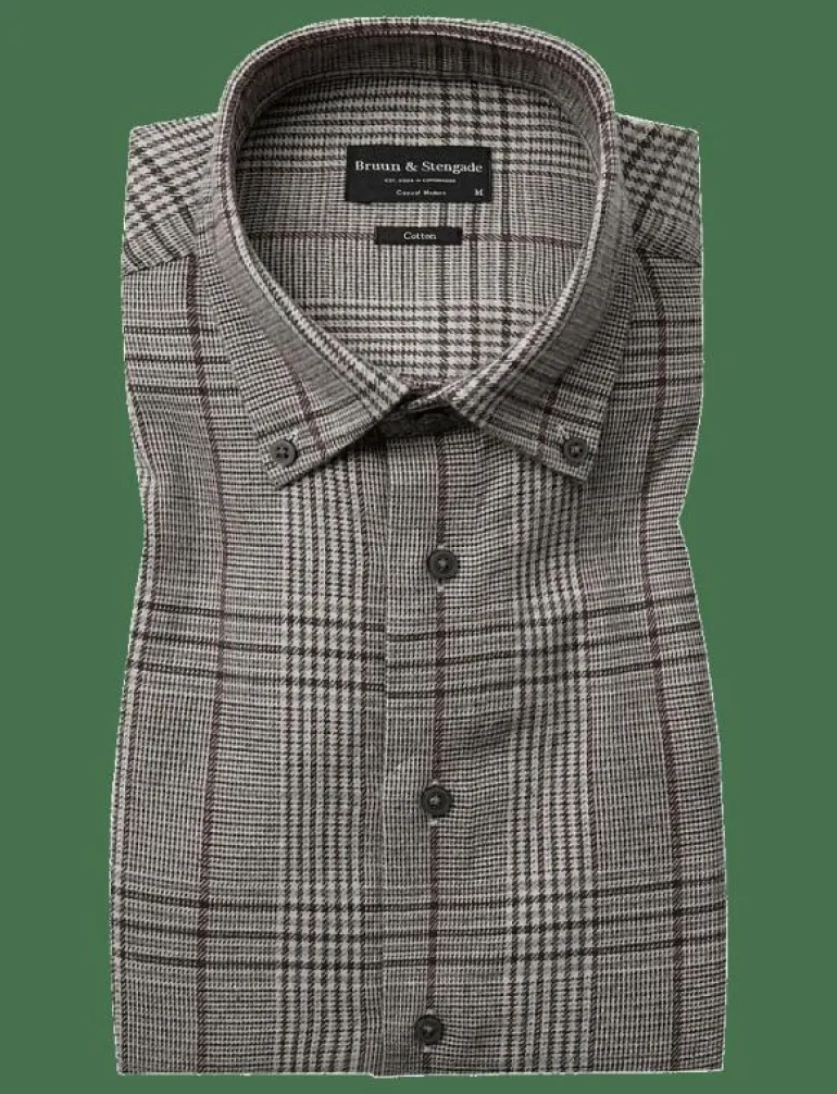 BS Tazul Casual Modern Fit Shirt - Rutiga skjortor