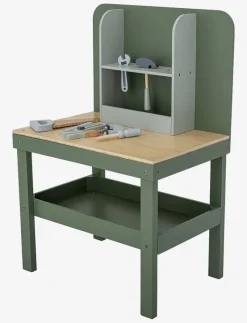 Bubba Toy Workshop, Green, MDF - Leksaksverktyg
