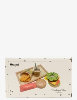 Burger Menu Set - Leksaksmat & Leksakstårtor