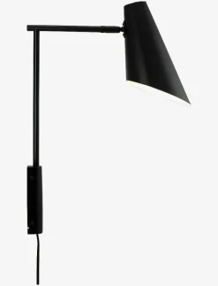 Cale Wall lamp w/rod matt Black - Vägglampor