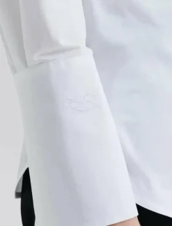 Calisa Fitted Poplin shirt - Långärmade