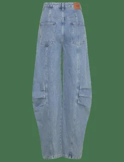 CARGO DENIM PANTS - Cargobyxor