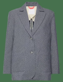 CARLOTTA BLAZER BLURRED STRIPE - Enkelknäppta kavajer