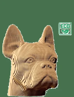 Cartonic 3D Pussel BULLDOG - Träfigurer
