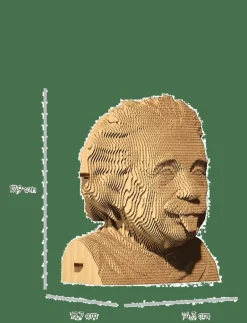 Cartonic 3D Pussel EINSTEIN - Träfigurer