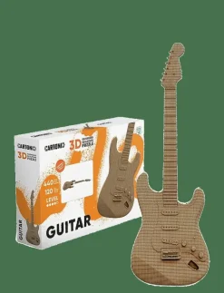Cartonic 3D Pussel GITARR - Träfigurer