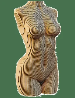 Cartonic 3D Pussel KVINNLIG TORSO - Träfigurer