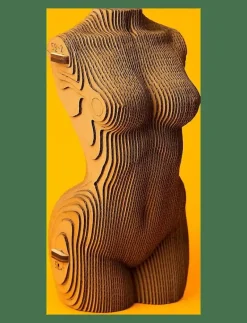 Cartonic 3D Pussel KVINNLIG TORSO - Träfigurer