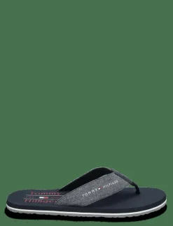 CHAMBRAY BEACH SANDAL - Flip-flops