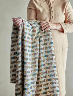 Charlie Throw, Brown, Recycled Cotton - Filtar & täcken
