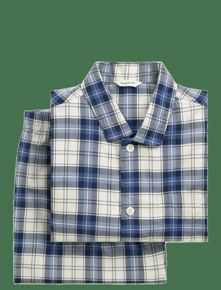 CHECKED PJ SET SHIRT AND PANTS - Pyjamas