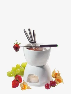 Chocolate fondue with 6 pieces - Fonduegrytor