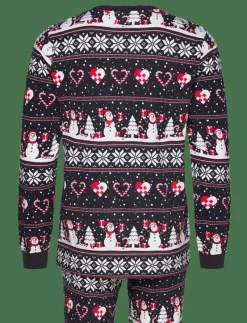 Christmas heart Pajamas navy - Pyjamas