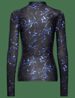 Chrome Tribal Stretch Turtleneck Long Sleeve - Långärmade toppar