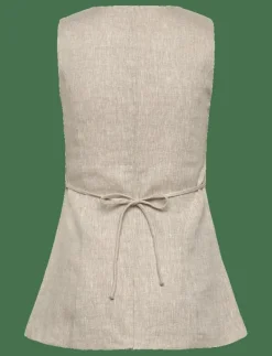 Cielo Linen Vest - Kavajer