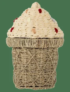 Cillie Basket w/Lid - Förvaringskorgar