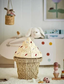 Cillie Basket w/Lid - Förvaringskorgar