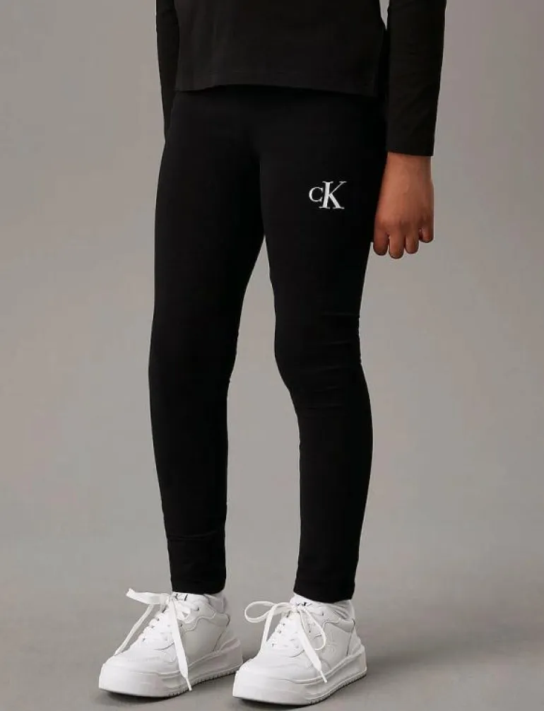 CK LOGO LEGGING - Leggings
