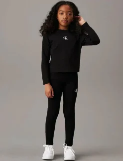 CK LOGO LEGGING - Leggings