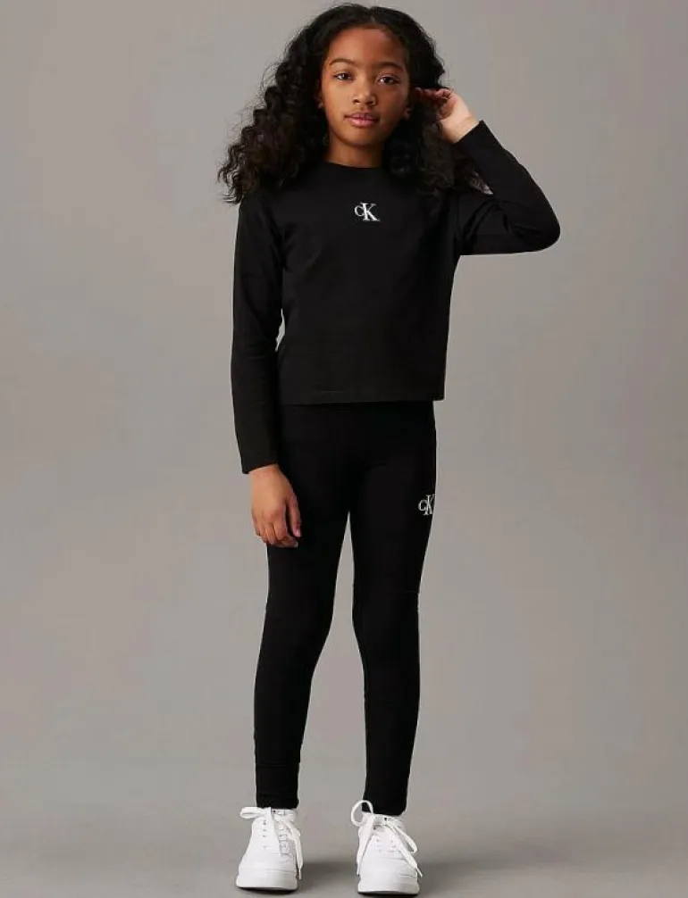 CK LOGO LEGGING - Leggings